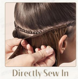 Weft Installation : Sew-In Method
